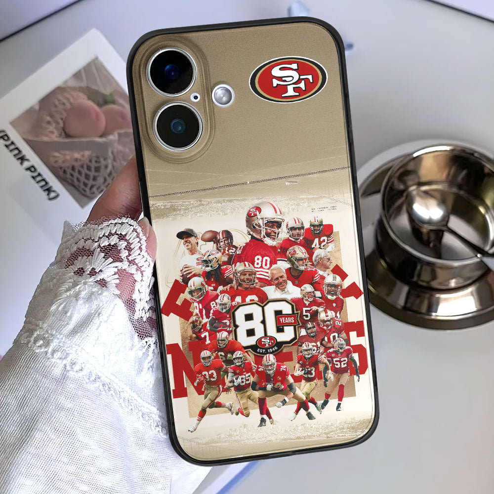 San Francisco 49ers 49ers 80th Anniversary 2026 Phone Case – GNE5898