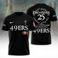 San Francisco 49ers x The Lord of The Rings 25 Years 3D Apparel – TANTN19580