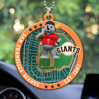 San Francisco Giants shape 2-sided Acrylic Car Ornament – HOATT13055