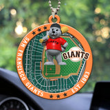 San Francisco Giants shape 2-sided Acrylic Car Ornament – HOATT13055