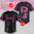 Personalized San Francisco Giants x Breast Cancer Awareness Baseball Jersey – MAITM12936