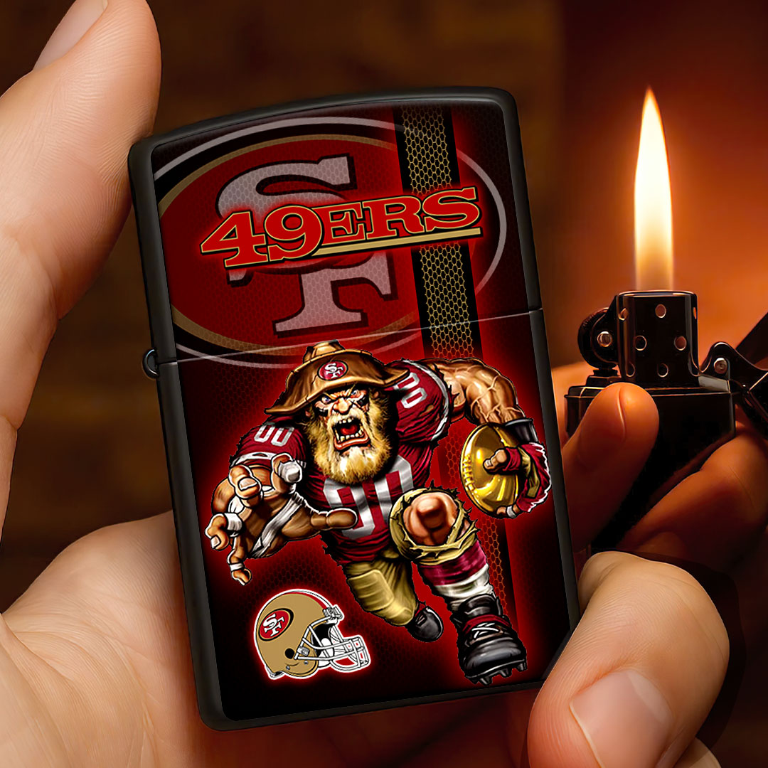 San Francisco 49ers Zippo Lighter Case (No Insert) – HOATT13023