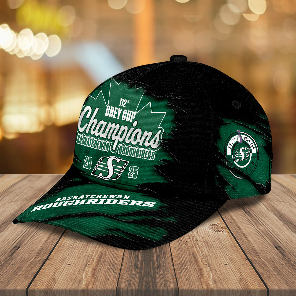 Saskatchewan Roughriders 2025 Grey Cup Champions Classic Cap – TANTN18879