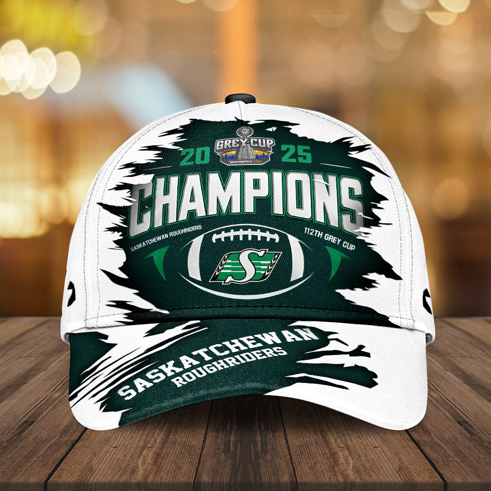 Saskatchewan Roughriders 2025 Grey Cup Champions Classic Cap – MAITM13800