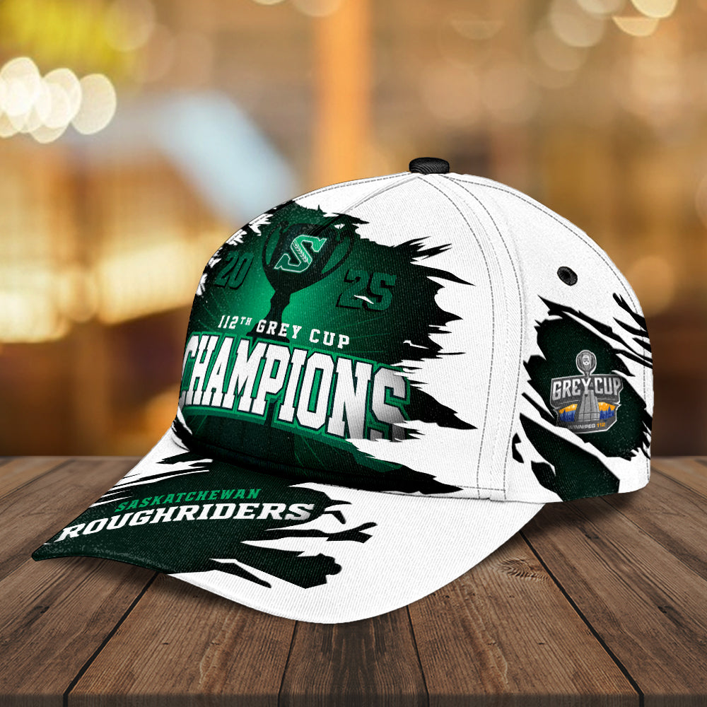 Saskatchewan Roughriders 2025 Grey Cup Champions Classic Cap – MAITM13809
