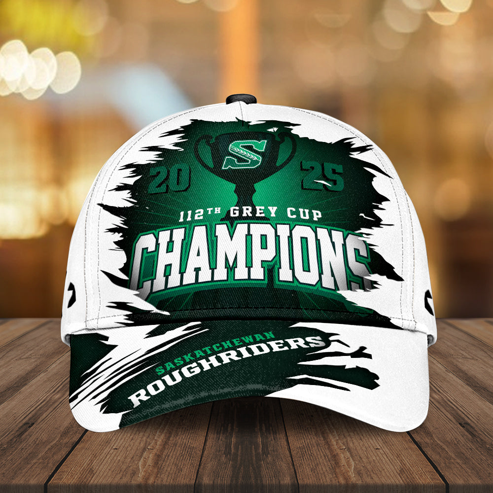 Saskatchewan Roughriders 2025 Grey Cup Champions Classic Cap – MAITM13809