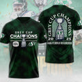 Saskatchewan Roughriders 2025 Grey Cup Champions 3D Apparel – MAITM13802