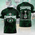 Saskatchewan Roughriders 2025 Grey Cup Champions 3D Apparel – MAITM13806