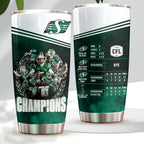 Saskatchewan Roughriders 2025 Grey Cup Champions Tumbler Cup – HOATT14784