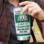 Saskatchewan Roughriders 2025 Grey Cup Champions Tumbler Cup – HOATT14887