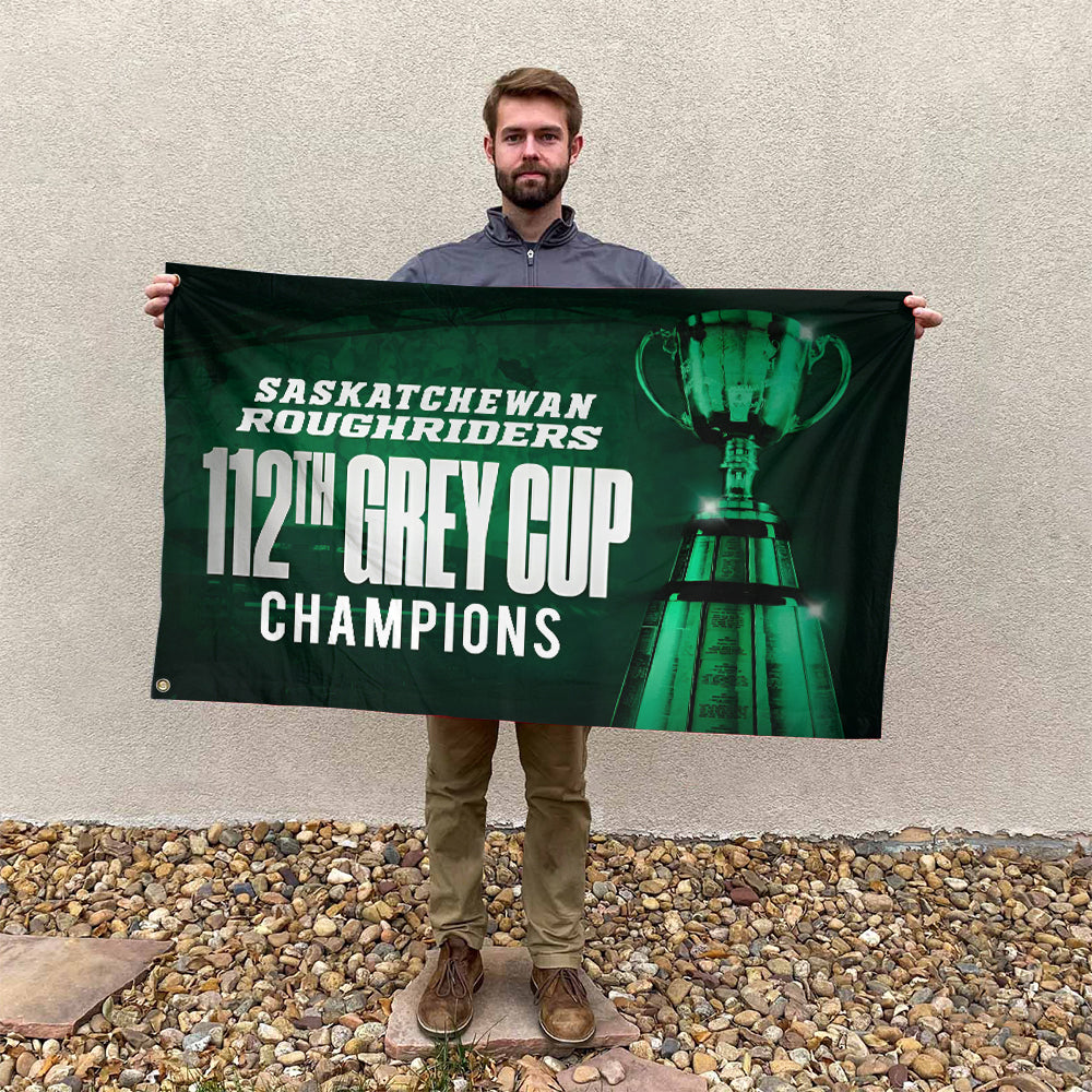 Saskatchewan Roughriders 3D Double-side House Flag – TMTHU2332