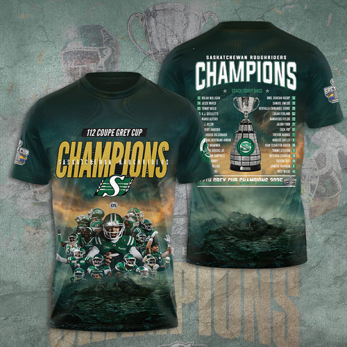 Saskatchewan Roughriders 3D Apparel – GNE4715