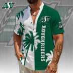 Saskatchewan Roughriders 2025 Grey Cup Champions Men's Henley Polo – GNE4700
