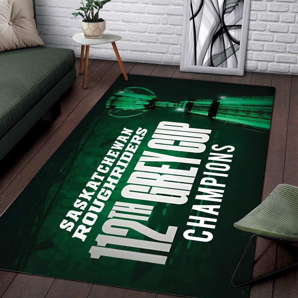 Saskatchewan Roughriders Rectangular Rug – TMTHU2664
