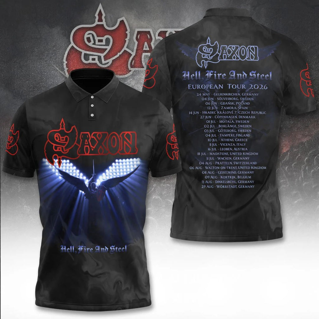 Saxon Hell, Fire and Steel 2026 3D Apparel – TANTN25387