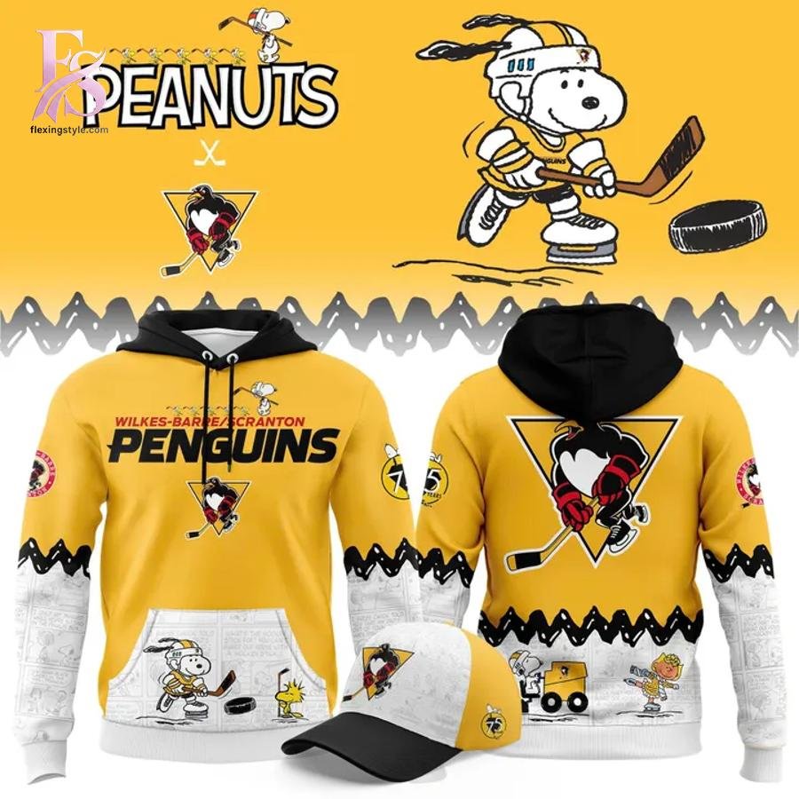 Scranton Penguins Peanuts Night Snoopy 2026 Hoodie