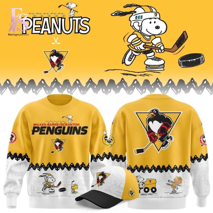 Scranton Penguins Peanuts Night Snoopy 2026 Hoodie