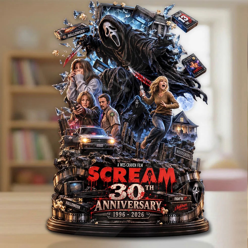 Scream 30th Anniversary 2026 Custom Shape Acrylic Plaque – TANTN26120