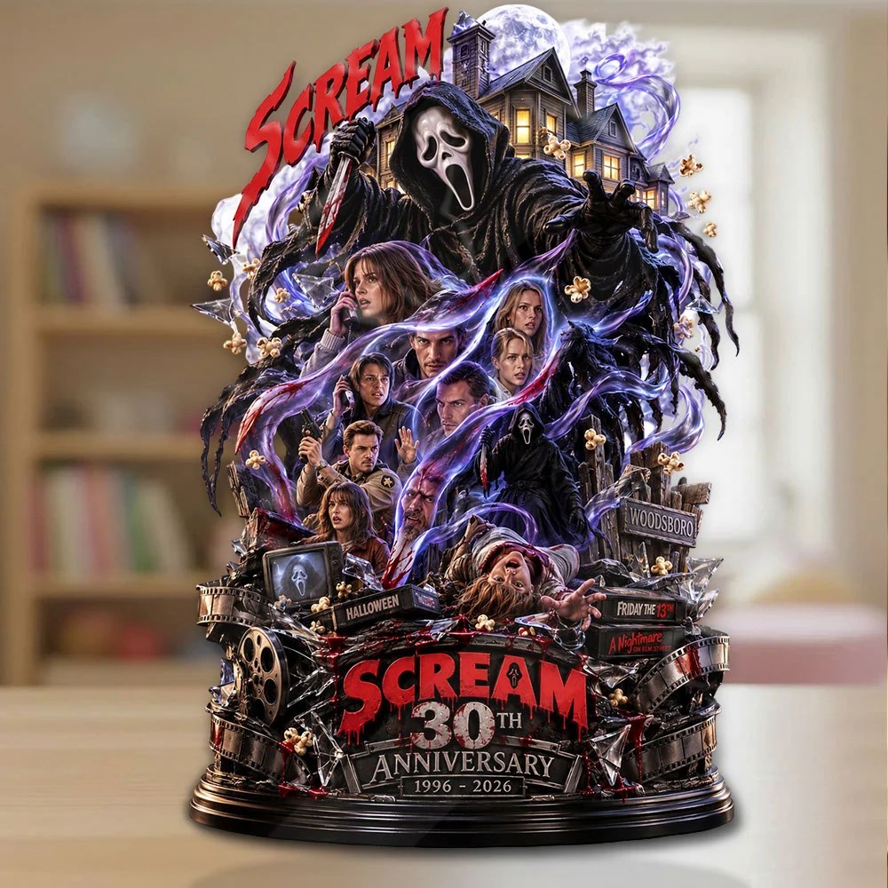 Scream 30th Anniversary 2026 Custom Shape Acrylic Plaque – TANTN26121