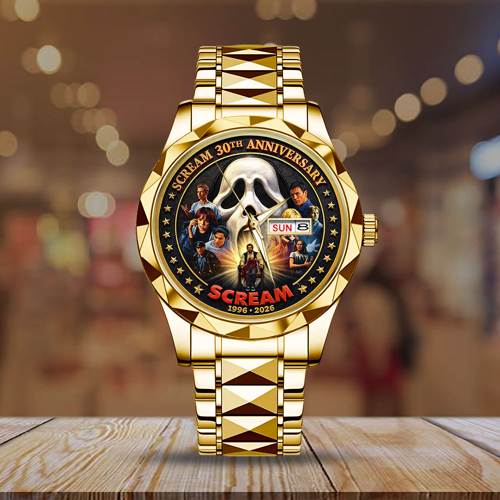 Scream 30th Anniversary Alloy Luxury Quartz Watch – TMTHU4186