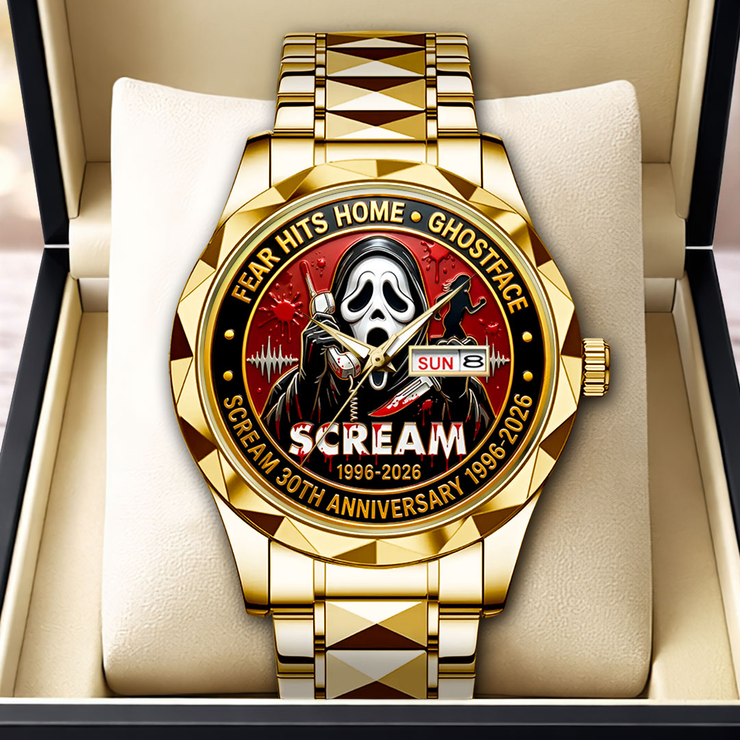 Scream 30th Anniversary Alloy Luxury Quartz Watch – HOATT16937