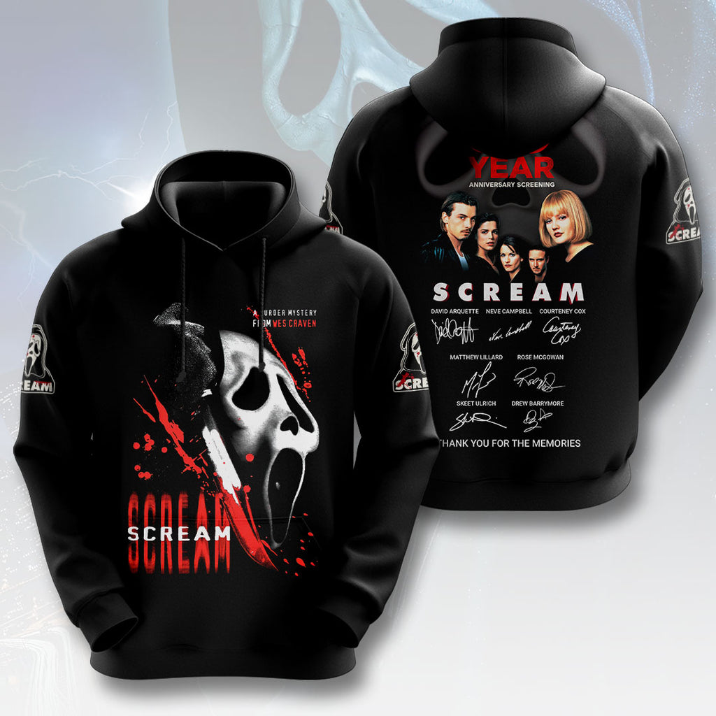Scream 30th Anniversary 3D Apparel – HOATT16324