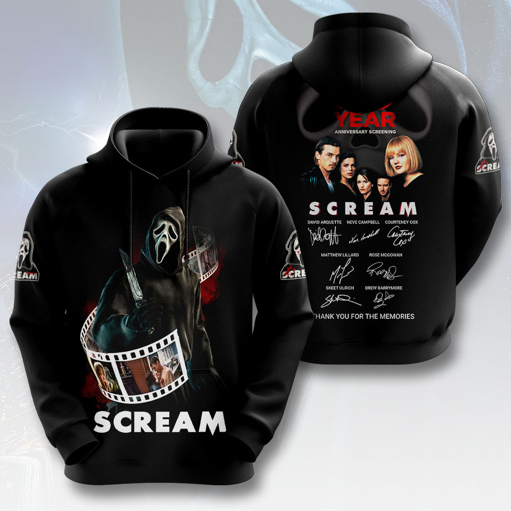 Scream 30th Anniversary 3D Apparel – HOATT16299