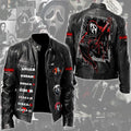 Scream Motorcycle Leather Jacket – TMTHU4028