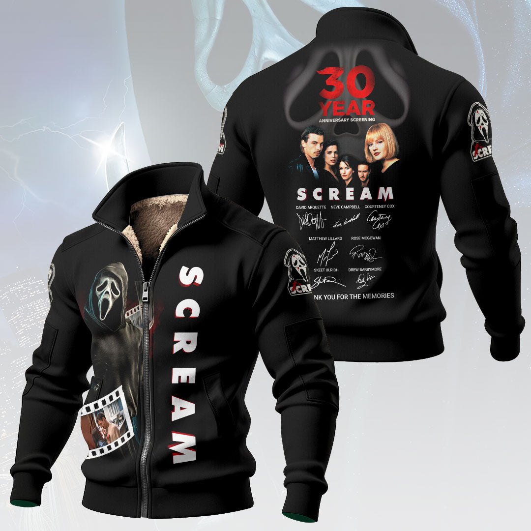 Scream Thick Knit Fleece Jacket – HOATT16395
