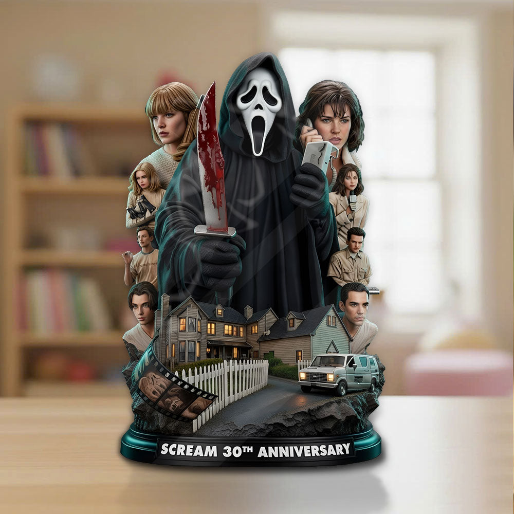 Scream 30th Anniversary Custom Shape Acrylic Plaque – TMTHU4063