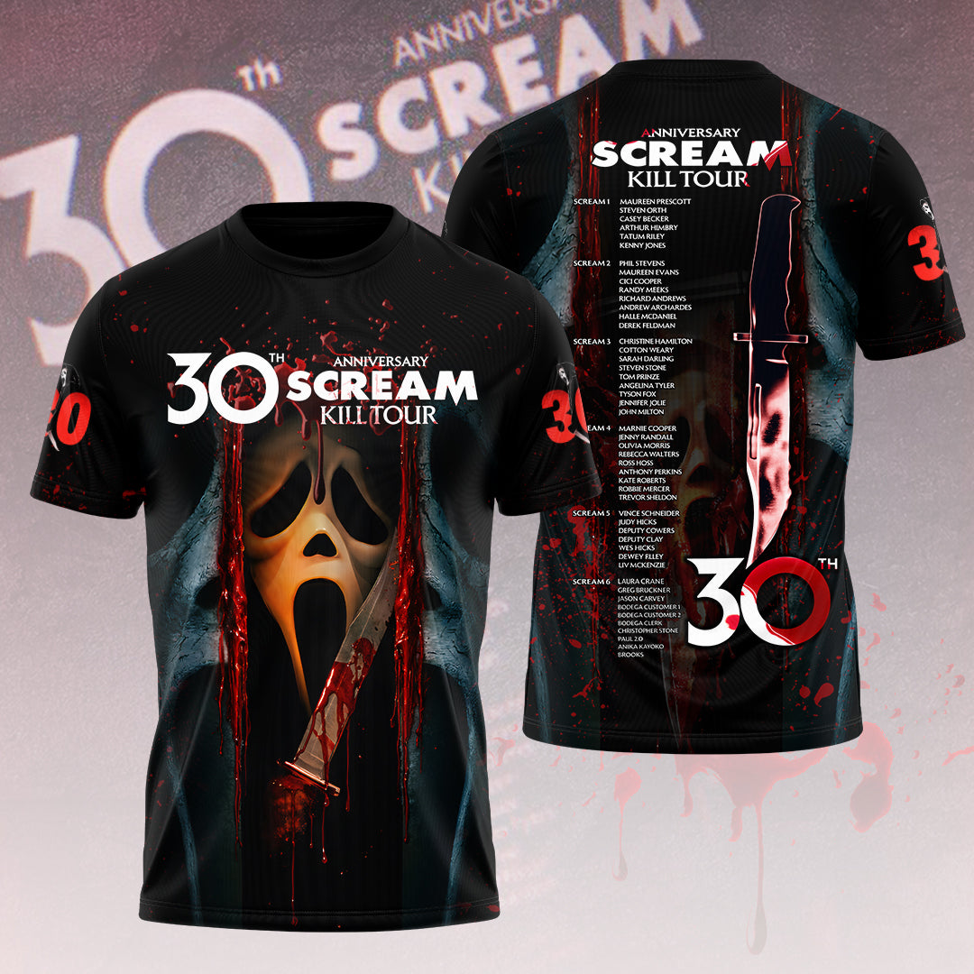 Scream 30th Anniversary 3D Apparel – HOATT16466
