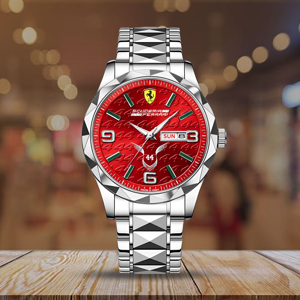 Scuderia Ferrari x Lewis Hamilton Alloy Luxury Quartz Watch – TMTHU4401
