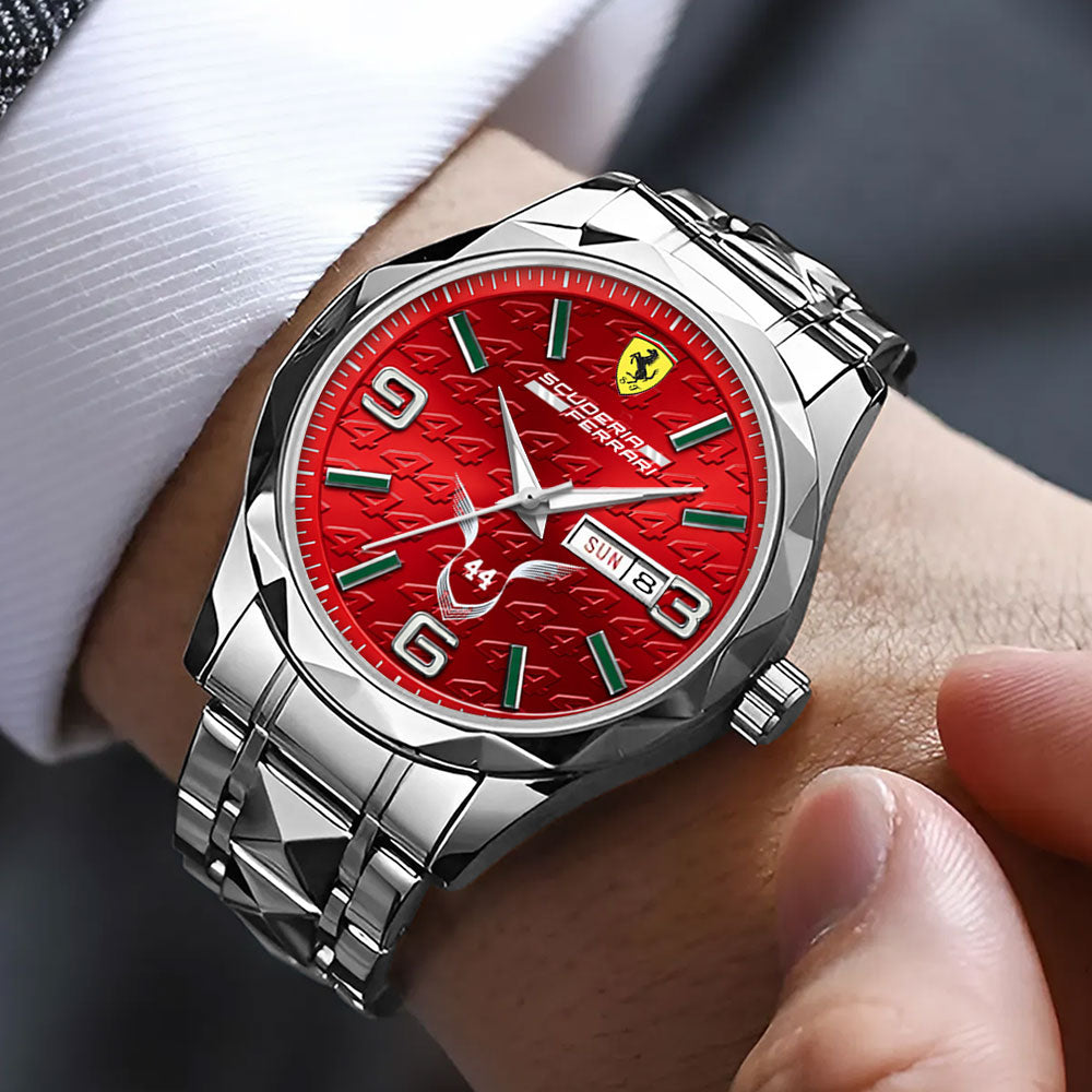 Scuderia Ferrari x Lewis Hamilton Alloy Luxury Quartz Watch – TMTHU4401