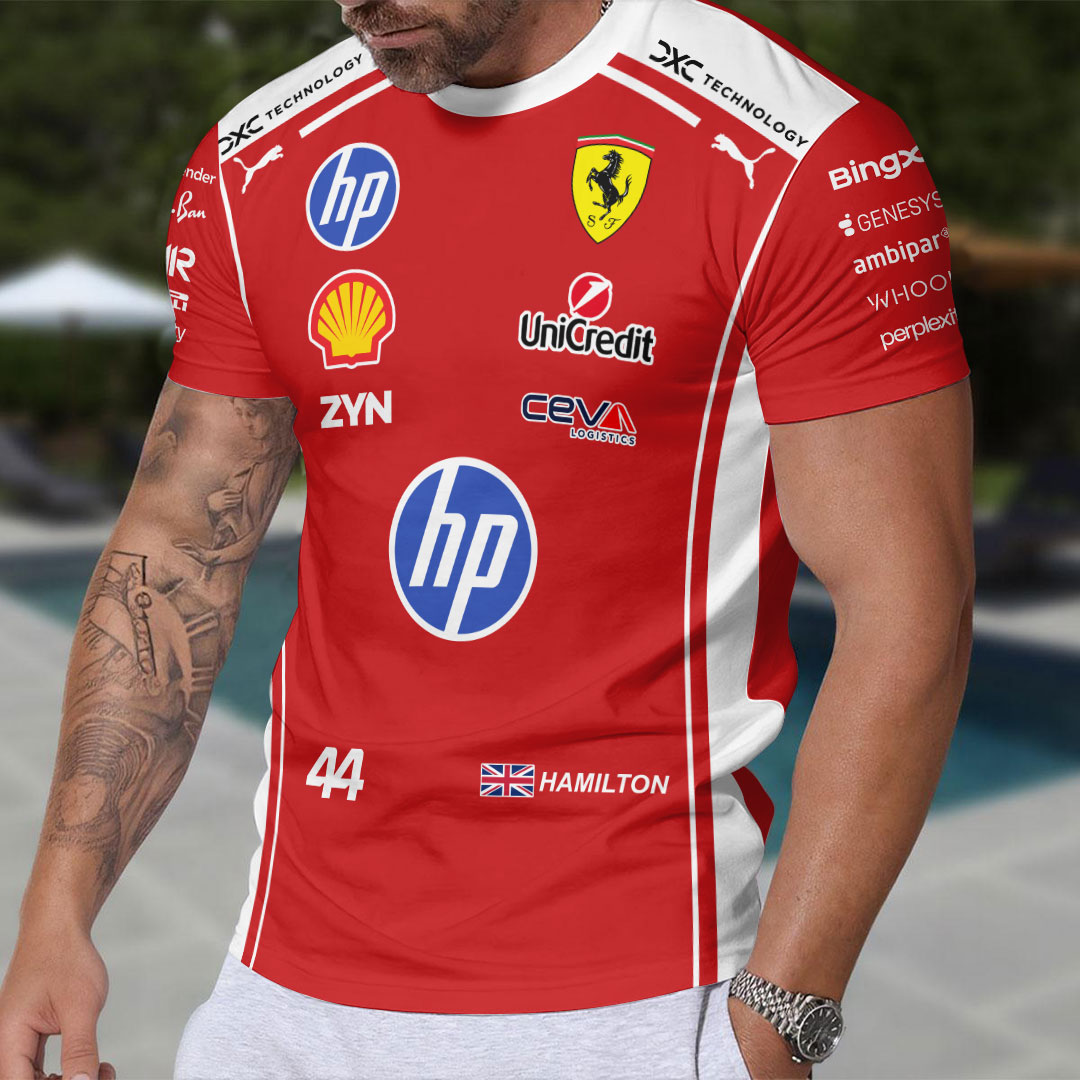 Scuderia Ferrari x Lewis Hamilton 2026 3D Apparel – HOATT15772