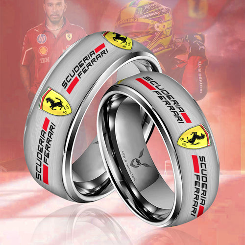 Scuderia Ferrari x Lewis Hamilton Custom Alloy Ring – MAITM14728