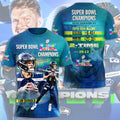 Seattle Seahawks 2025 Super Bowl LX Champions 3D Apparel – GNE5912