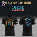 Seattle Kraken Black Hockey History Night 2026 Shirt