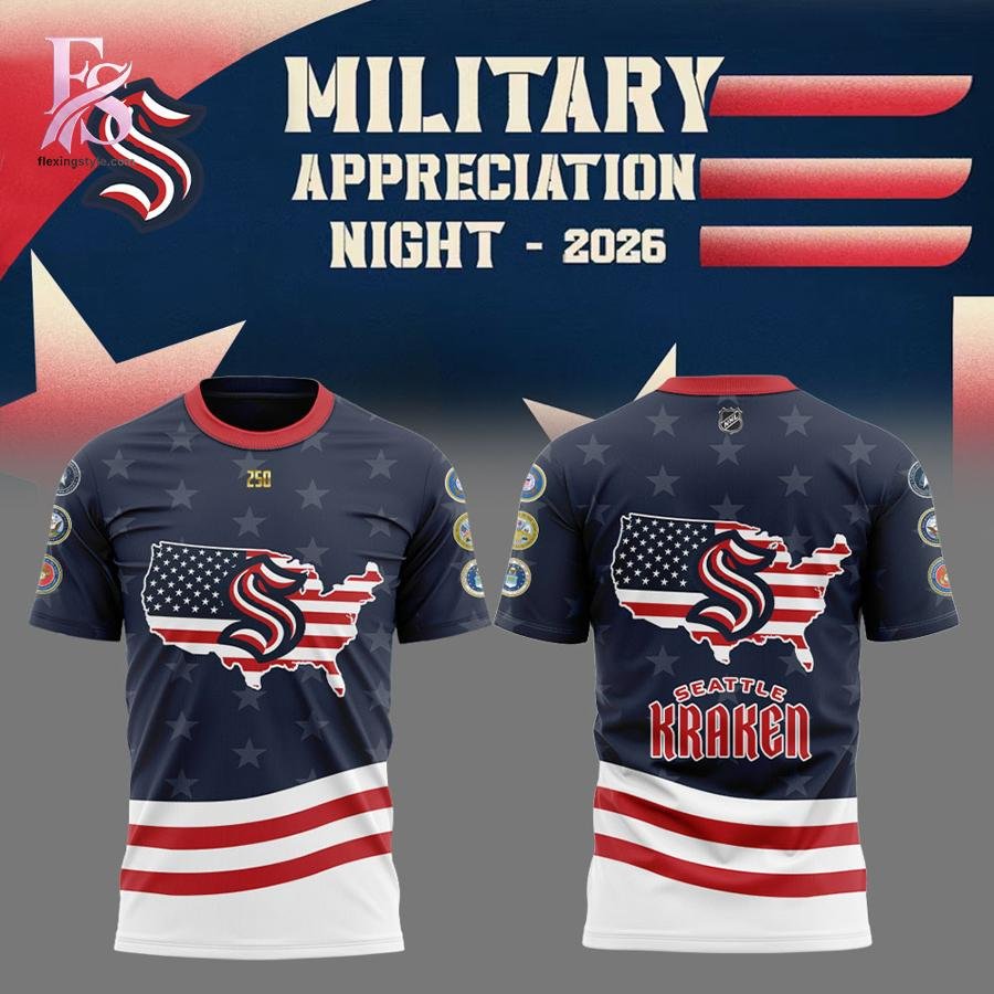Seattle Kraken Military Appreciation 2026 Shirt