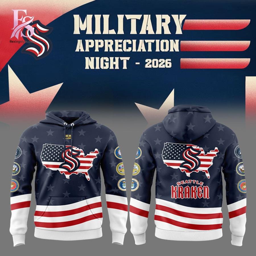 Seattle Kraken Military Appreciation 2026 Shirt