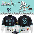 Seattle Kraken Peanuts Night Snoopy Sweatshirt