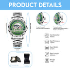 Seattle Seahawks 2025 NFC Champions Alloy Luxury Quartz Watch – MAITM14617