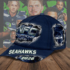 Seattle Seahawks 2025 NFC Champions Classic Cap – TMTHU3699