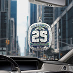 Seattle Seahawks 2025 NFC West Champions Custom shape 2-sided Acrylic Car Ornament – HOATT15763