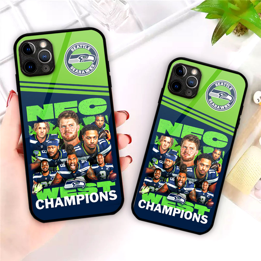 Seattle Seahawks 2025 NFC West Champions Phone Case – HOATT15758