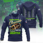 Seattle Seahawks 2025 Super Bowl LX Champions 3D Apparel – TANTN20977