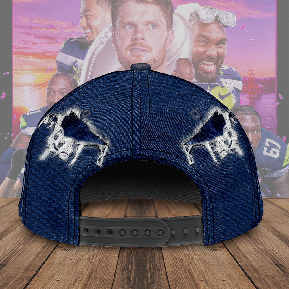 Seattle Seahawks 2025 Super Bowl LX Champions Classic Cap – TMTHU3926