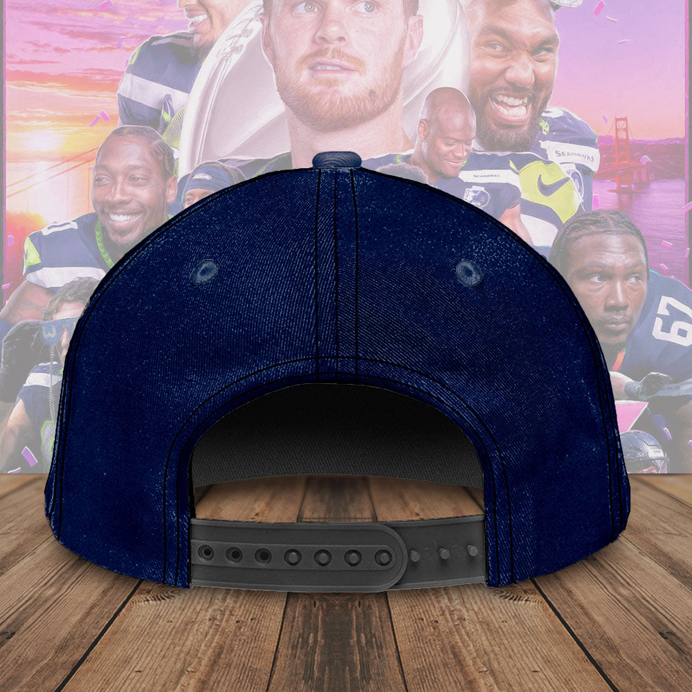 Seattle Seahawks 2025 Super Bowl LX Champions Classic Cap – TMTHU3928