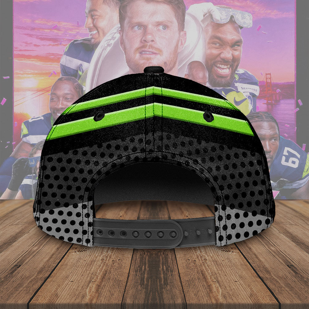 Seattle Seahawks 2025 Super Bowl LX Champions Classic Cap – TMTHU4065