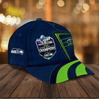 Seattle Seahawks 2025 Super Bowl LX Champions Classic Cap – HOATT16356