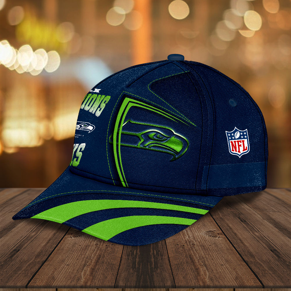 Seattle Seahawks 2025 Super Bowl LX Champions Classic Cap – HOATT16313